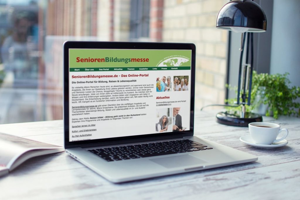weltweiser · Senioren Bildungsmesse · Websites