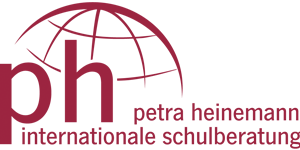 Logo petra heinemann internationale schulberatung